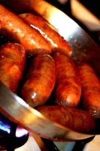 pork sausage and fresh italian sausage